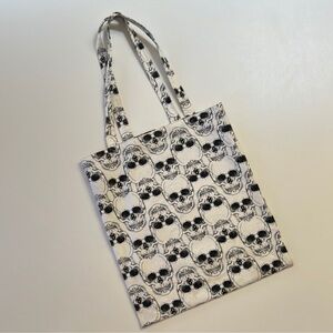 H&M Divided Skull Cotton Tote Bag